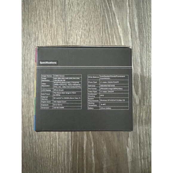 Digital Camera 4K Ultra HD with Autofocus - Picture 4 of 7